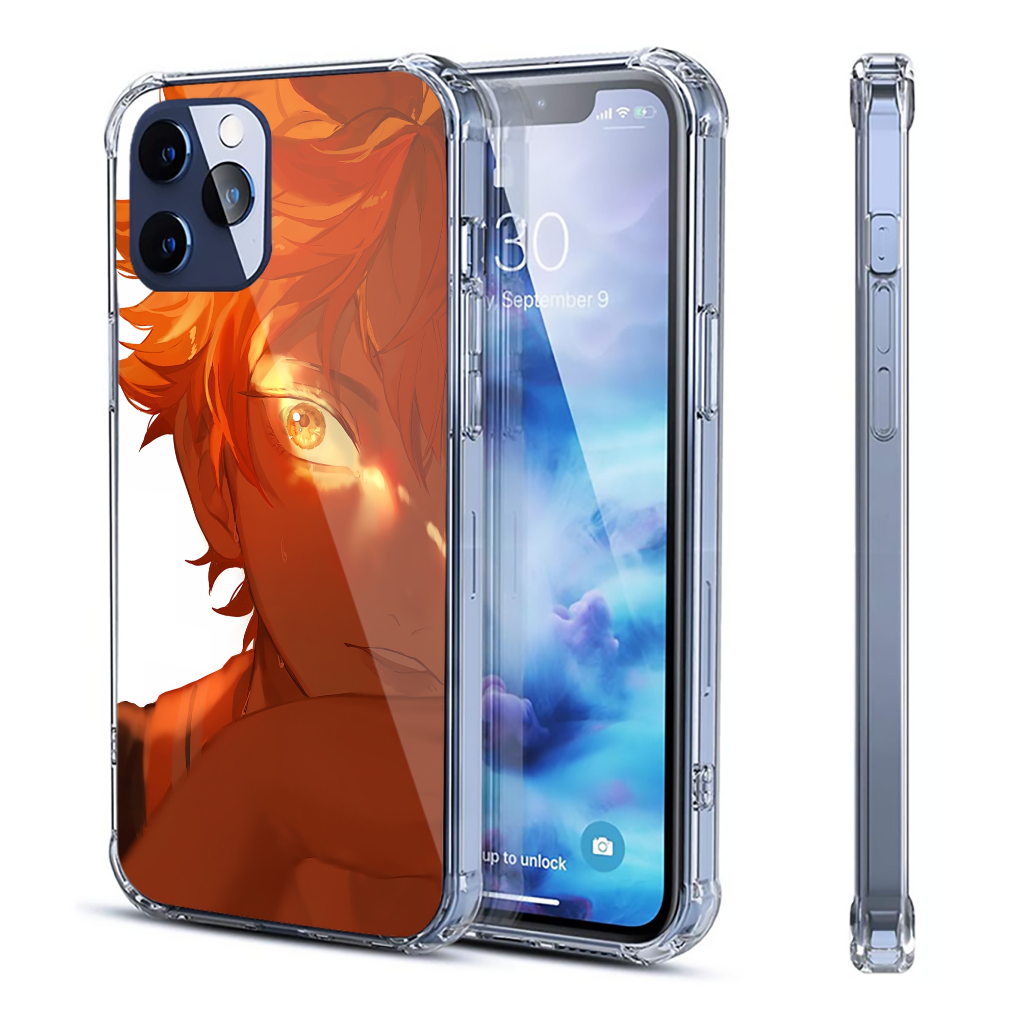 （画像用） ハイキュー!! Haikyu!! 【iPhone 12シリーズ対応】透明スマホケース（クリアソフトケース）
